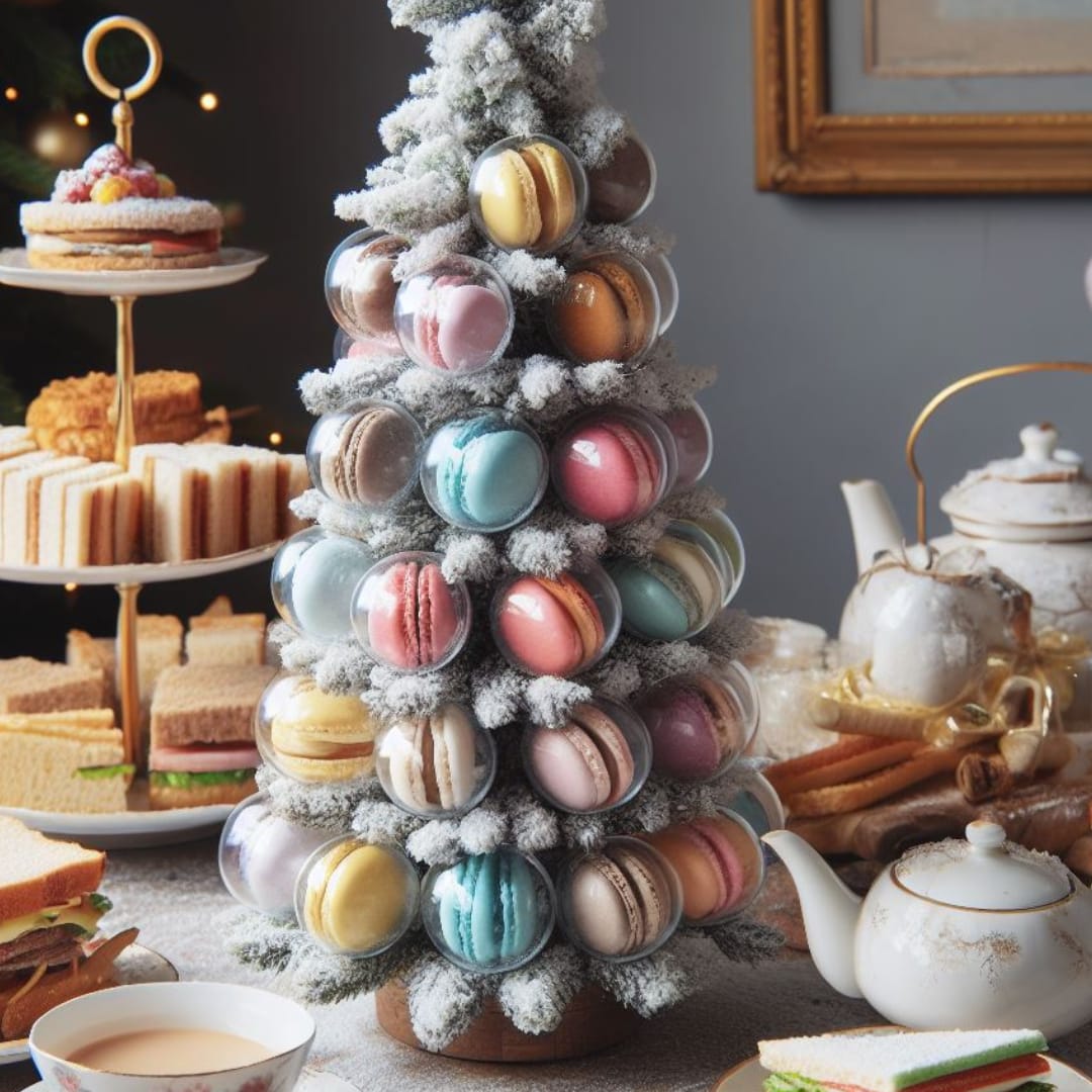 144 Christmas Macaroons Bauble's - Hire Candy Floss UKCotton CandylandMacaron