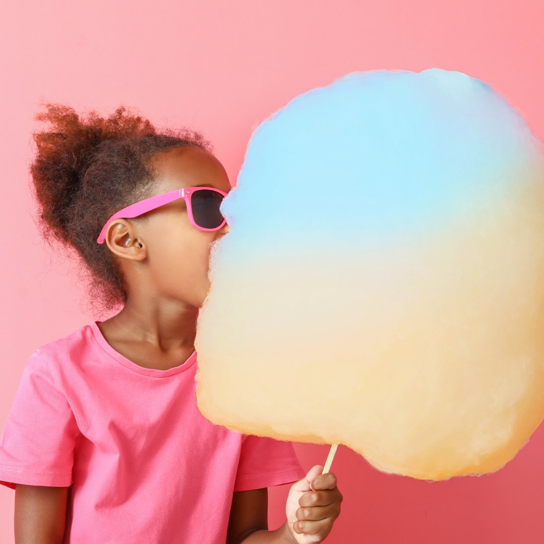 Candy Floss Sugar Bonkers Banana flavour 1kg - Cotton CandylandCotton CandylandParty Supplies